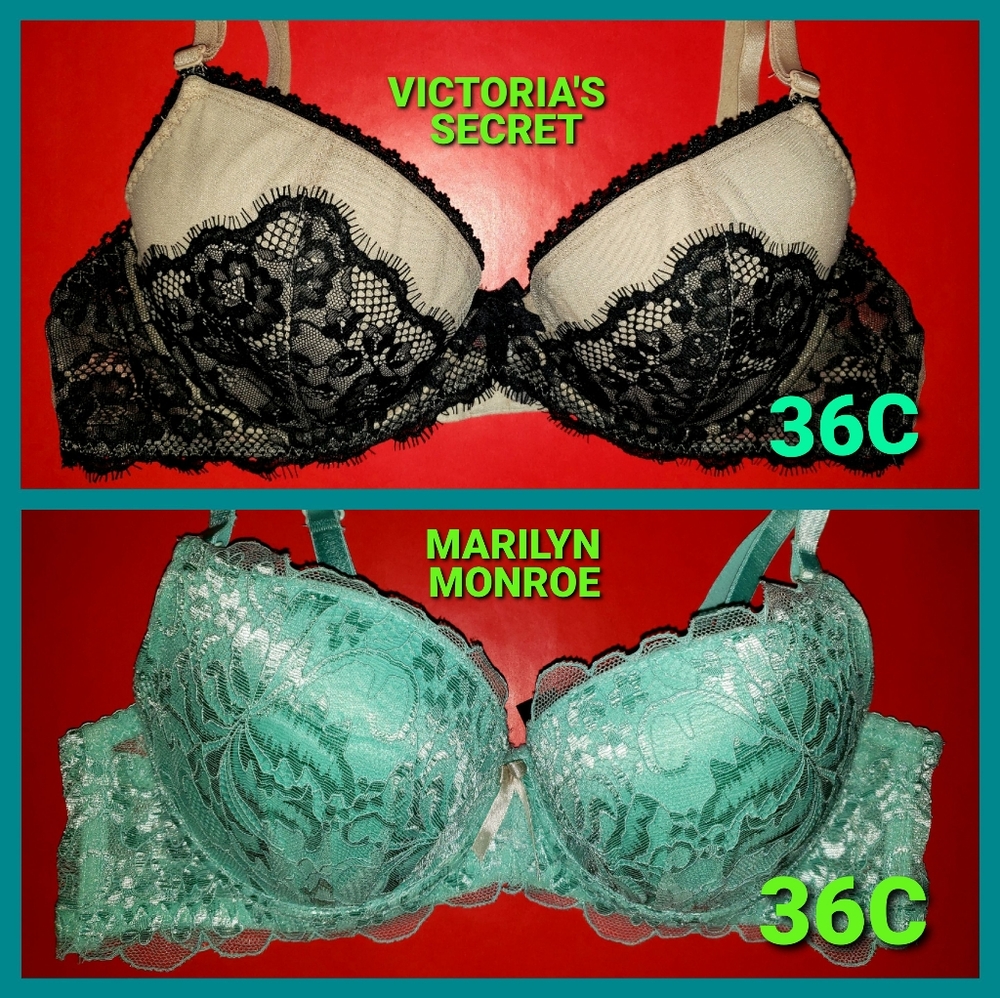 VICTORIA'S SECRET / MARILYN MANROE 36C BRA BUNDLE